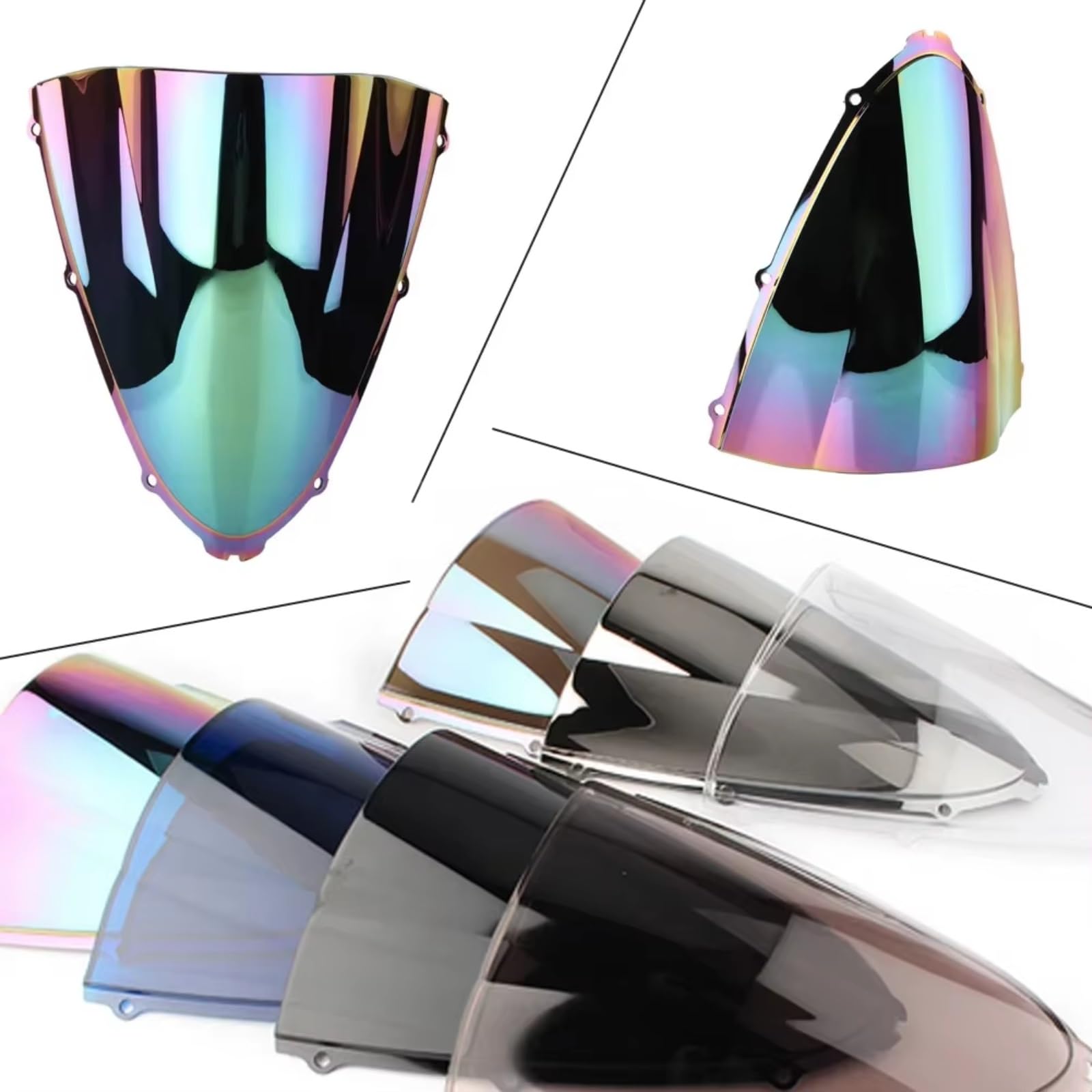 Amazon | オートバイ用風防 For Ninja For ZX-14R For ZZR1400