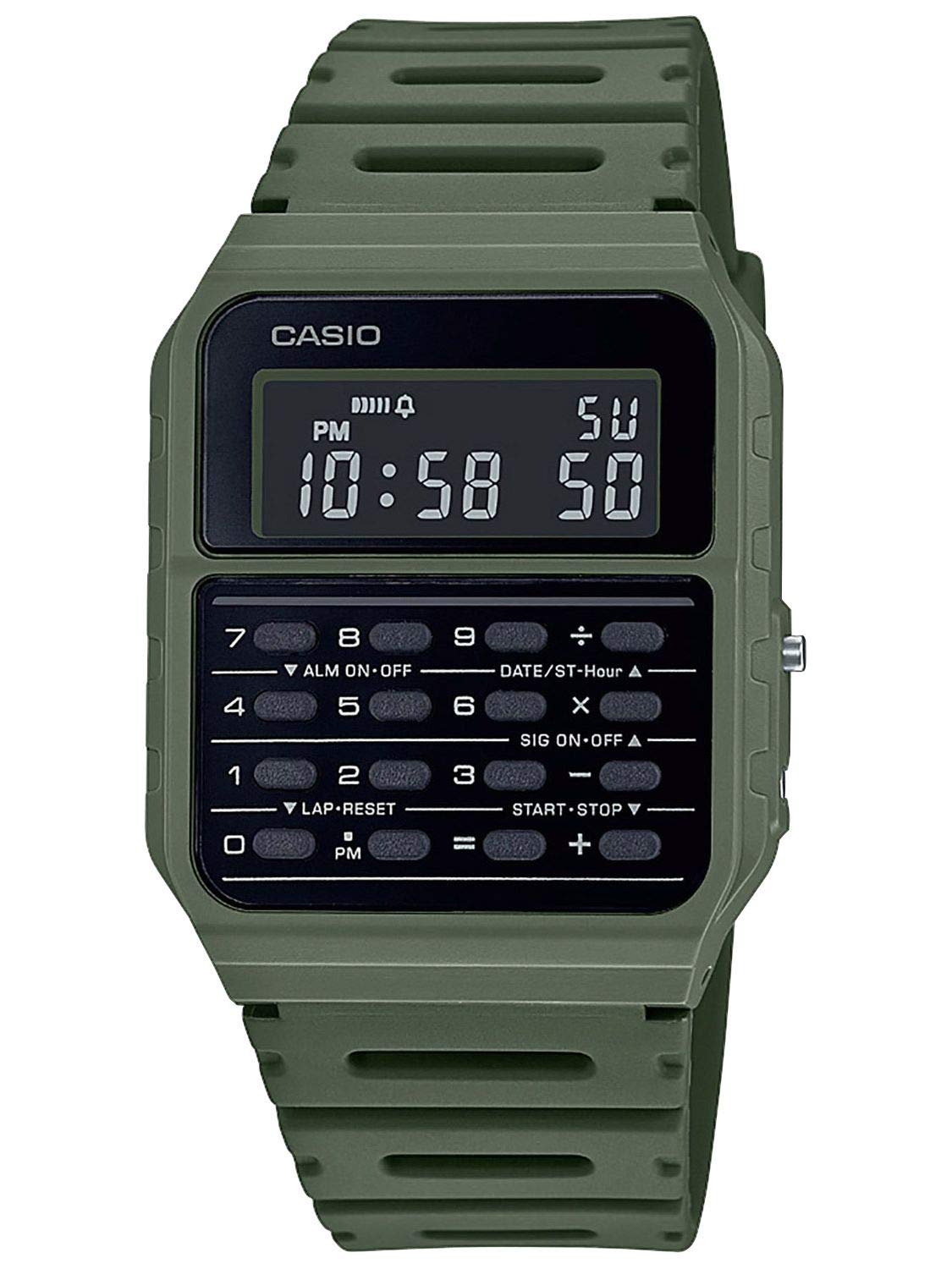 Casio Collection Retro Mens Digital Watch with Plastic Strap CA-53WF