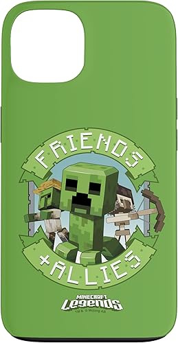 Miniatura 1 de Funda para iPhone 13 Minecraft Legends Friends & Allies Mobs