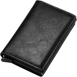 Carteira Masculina Proteção RFID Antifurto Slim Porta Cartões Notas