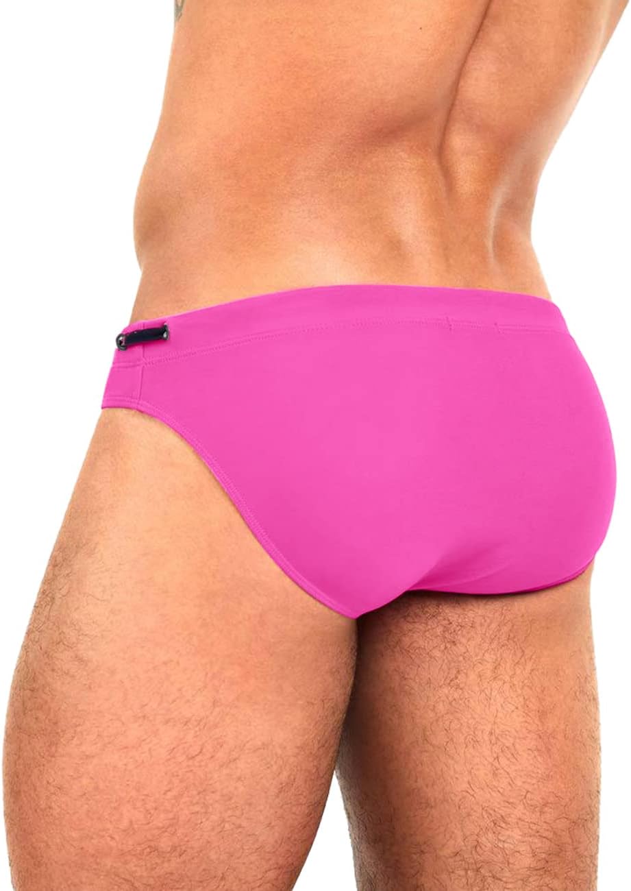 MIZOK Men's Swimwear Bikini Swimming Briefs Drawstring Swimsuits Board Surf Shorts Trunks - Image 4