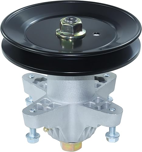 Miniatura 8 de POSEAGLE Paquete de 2 conjuntos de husillo 918-0624B con correa 954-04060C que reemplazan a 618-0659, 918-0624, 918-0624A para Cub Cadet LT1040,