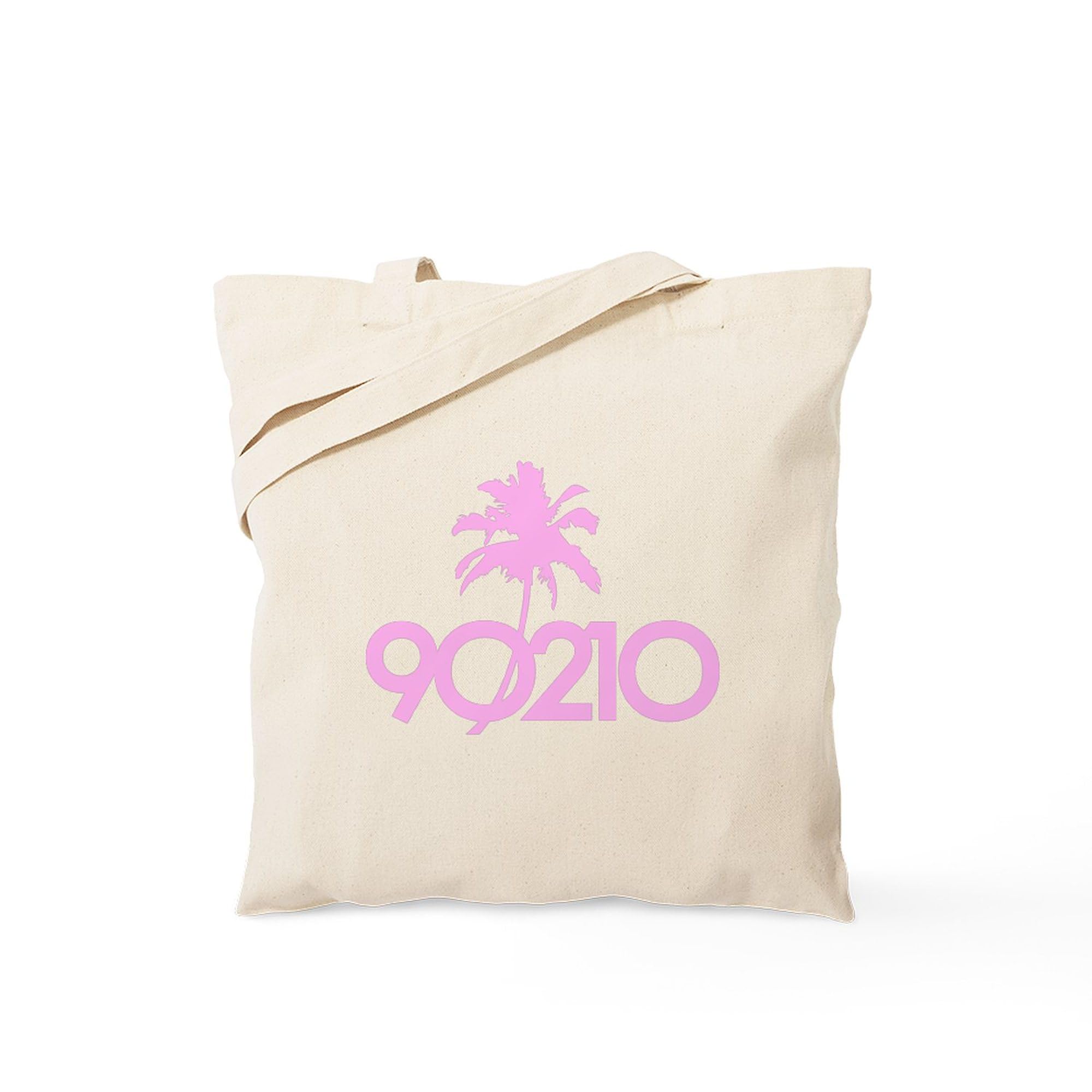CafePress 90210 Tote Bag Natural Canvas Tote Bag, Cloth Shopping Bag
