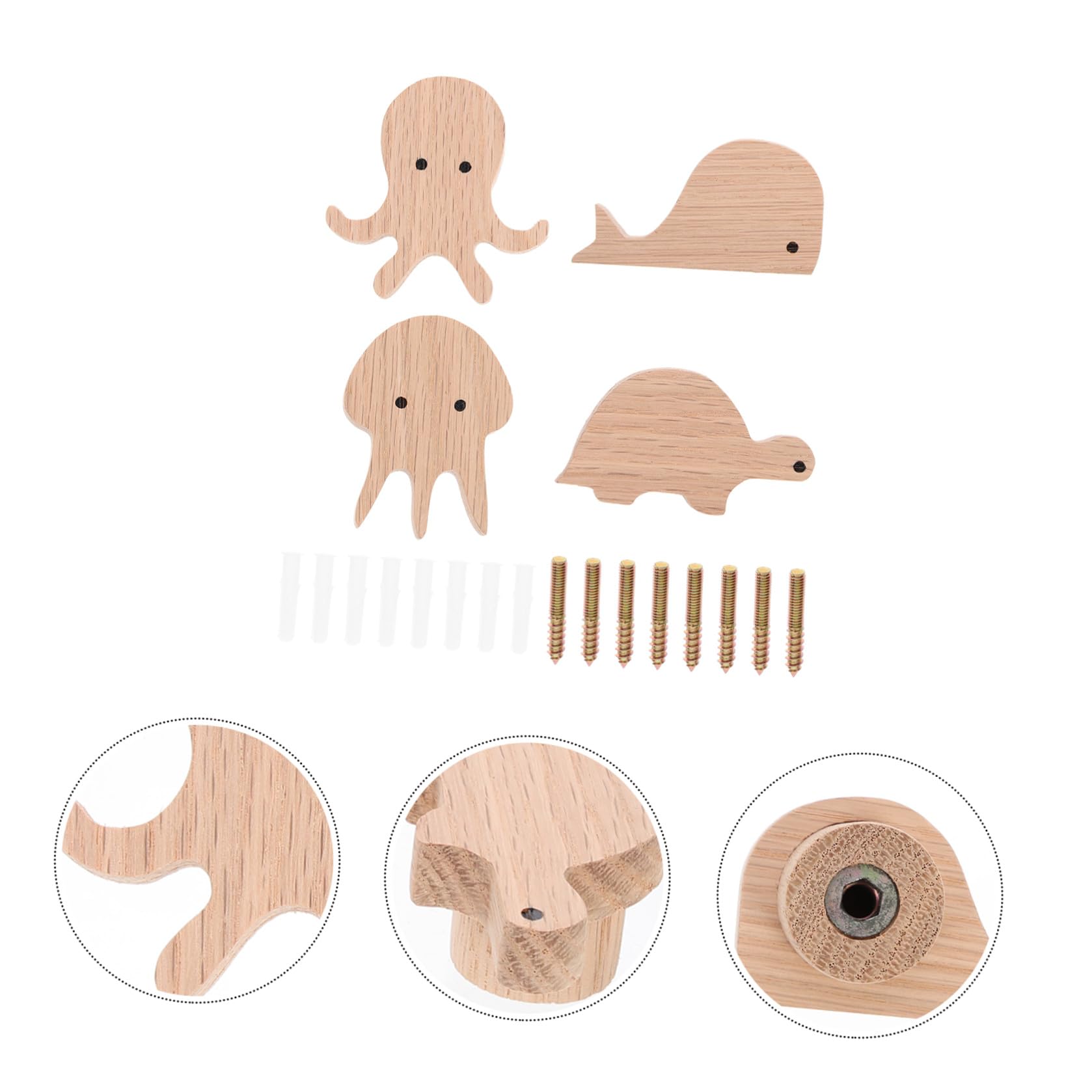MAGICLULU 2sets Per Decorazione e Organizzazione Casa Appendini Per Cappotti Decorazioni Per Camerette