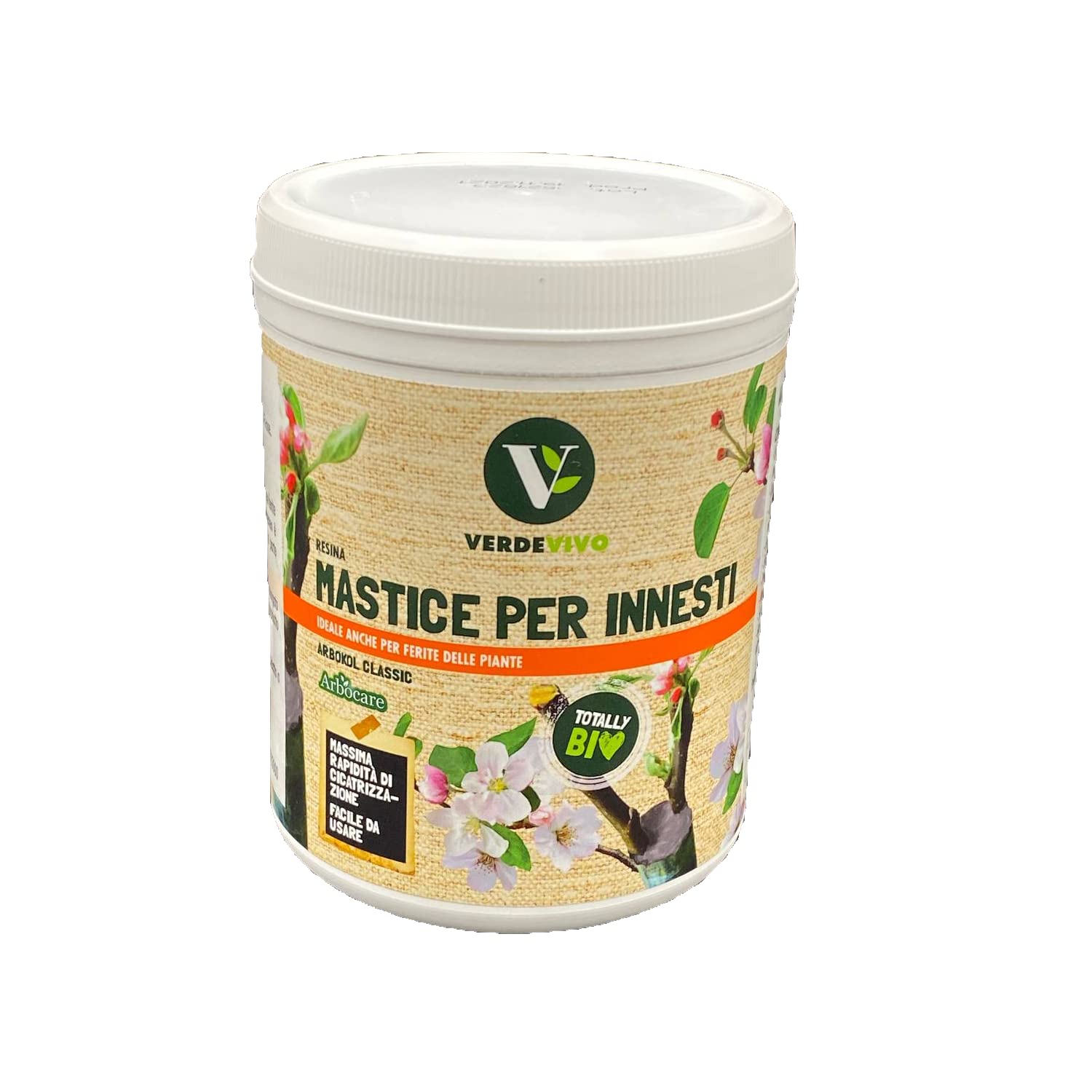 Mastic Pour Greffes Kollant Arbokol Naturel 500 G – Résine Synthétique Sans Phytotoxicité Pour Protéger Plaies Et Greffes
