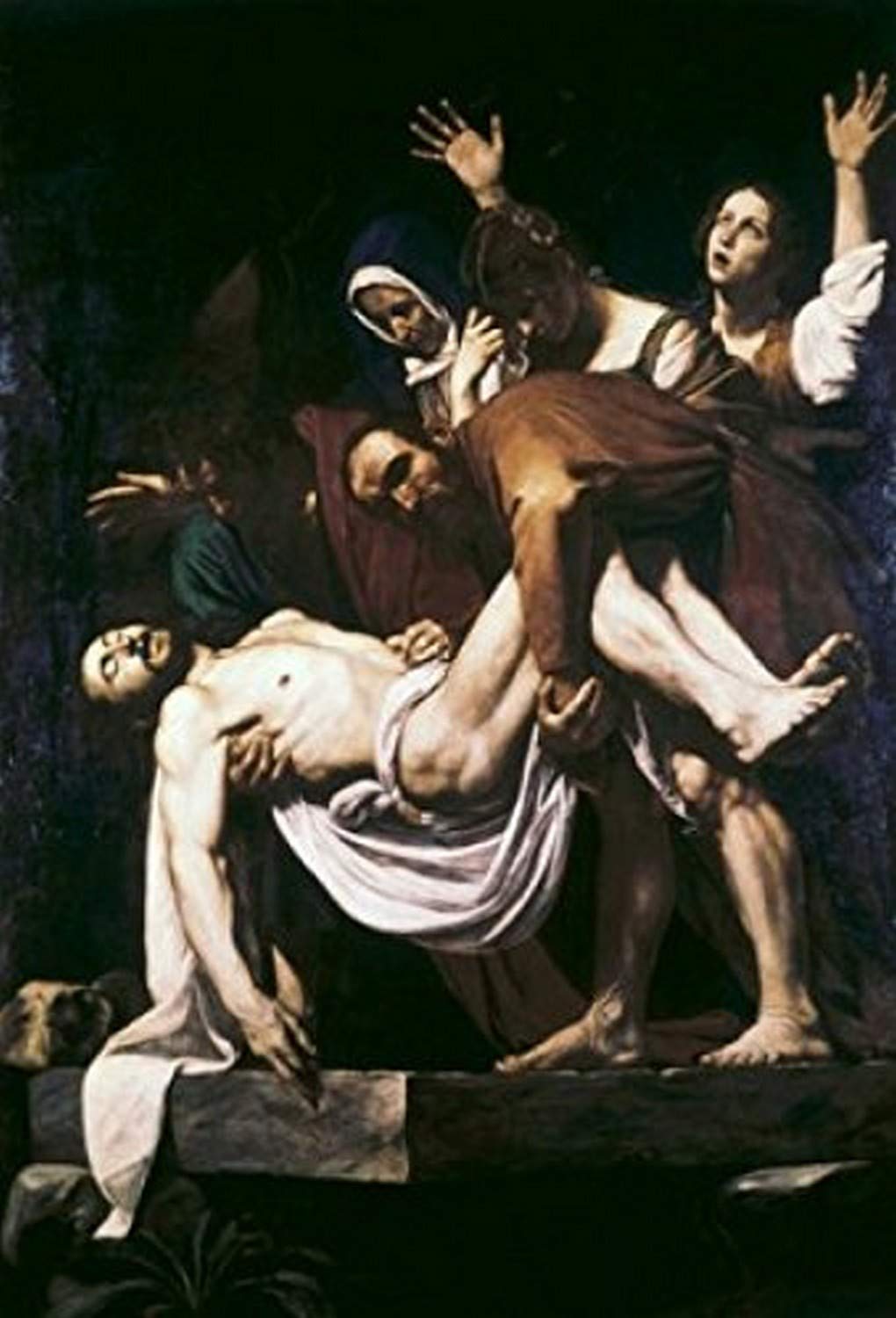 Amazon.com: Posterazzi The Deposition Michelangelo Merisi da