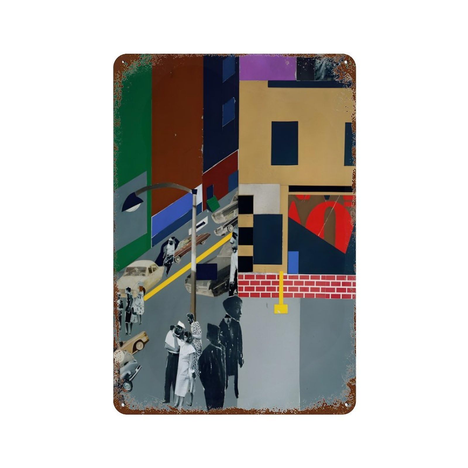 xiaoxiaoshen Romare Bearden (45) Wall Decor Art Metal Tin Poster Modern Home Decor Art Home Bar Shop Decorations Vintage Sign 30x20cm