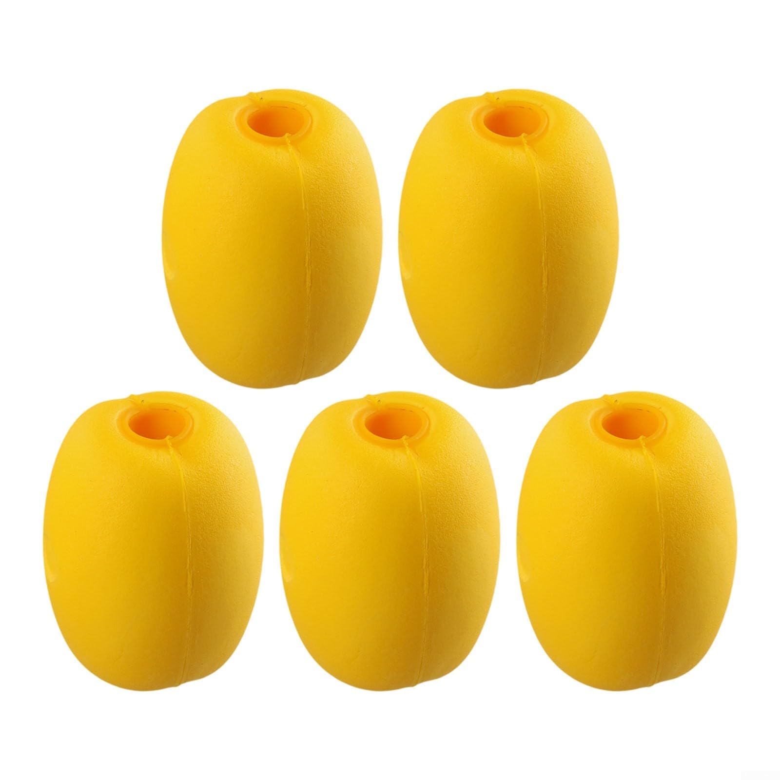 Commercial Fishing Net Floats, Foam Buoys, Yellow Color, Pack of 5 (73 x 105 x 20mm) Sports & Outdoors