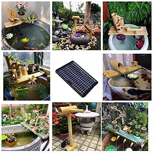 Dispositif d'eau en bambou avec canard 25 cm pour deco zen