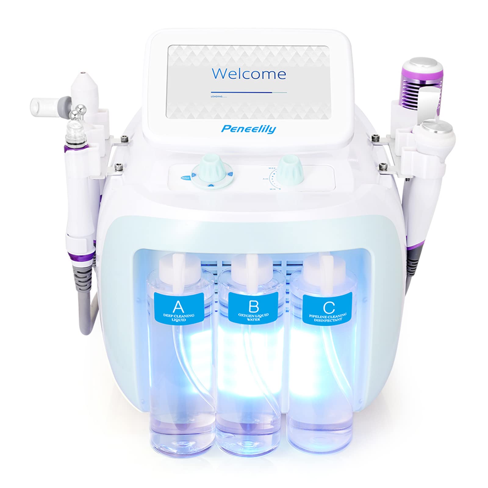 Idrofacciale Professionale Macchina di Bellezza 6 In 1 Viso Pulizia Profonda Microcurrent Cura Del Viso Della Pelle Che Serraggio Macchina Per La Casa SPA e Salone di Bellezza Uso Elitzia ETAF1326