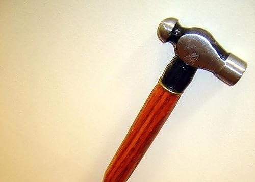 Miniatura 5 de Bastón de madera victoriana para hombres y mujeres, bastón de caminar con cabeza de martillo  Bastón de caminar bellamente hecho a mano