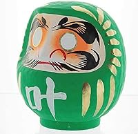 Vista 13 de Muñeca Daruma, fabricada en Japón, éxito y rendimiento (azul, mediano de 4.7 pulgadas)