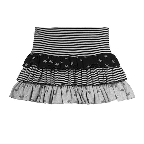 Umhje Whimsy Twee Mini Skirts for Women with Mini Shorts Y2k 2000s Striped Star Skirt Harajuku Grunge Gyaru Clothes