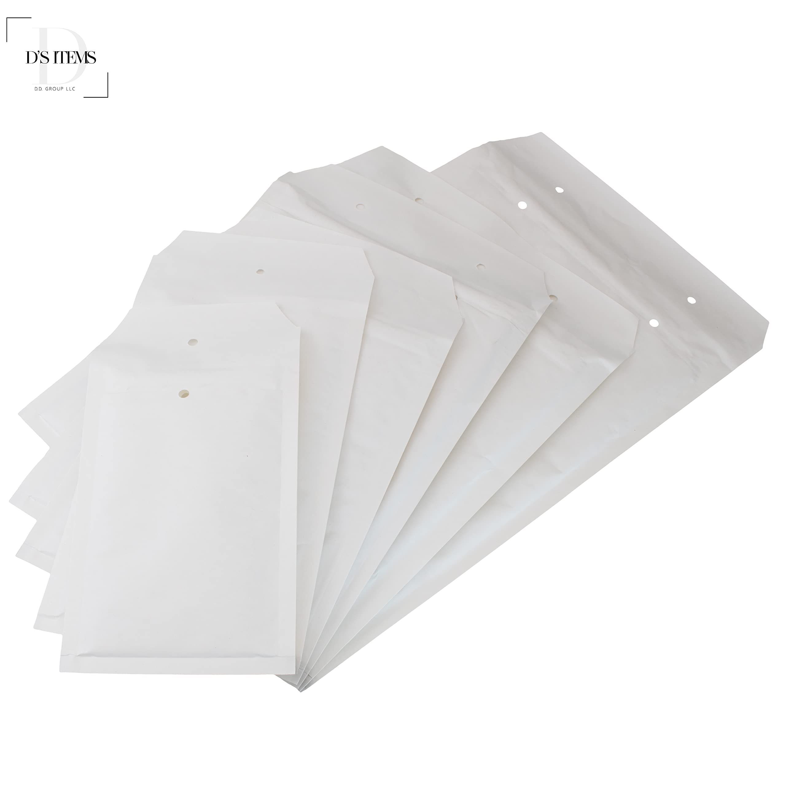 Versandtaschen [weiß] - 1/A - (120 mm x 175 mm) - Kraftpapier - [1600 Stück] - | Verpackungsmaterial | Luftpolsterversandtaschen | Luftpolsterumschläge | Luftpolstertaschen