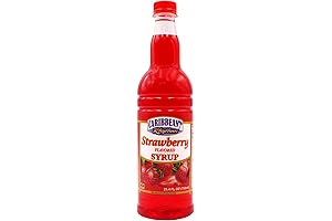 CARIBBEAN RHYTHMS Strawberry Snow Cone Syrup, 25.4 Oz