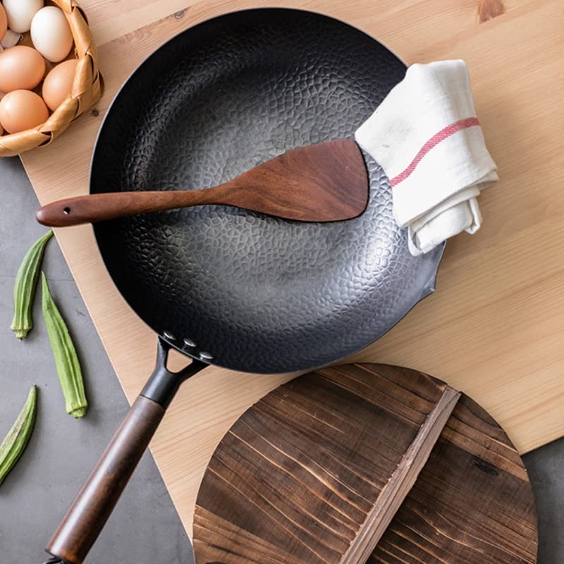Wok tradicional de hierro hecho a mano 32cm miniatura 6
