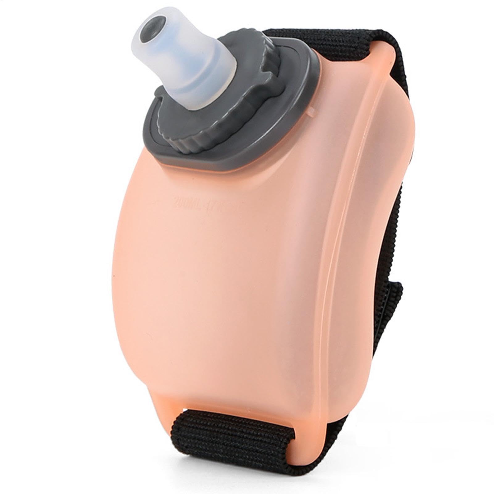 Wrist Water Bottle Wearable - Hands‑Free Silicone Running Water Bottle, Wrist Wearable - 200ml With Adjustable Hand Strap For Morning Jogging Running Climbing Exercise