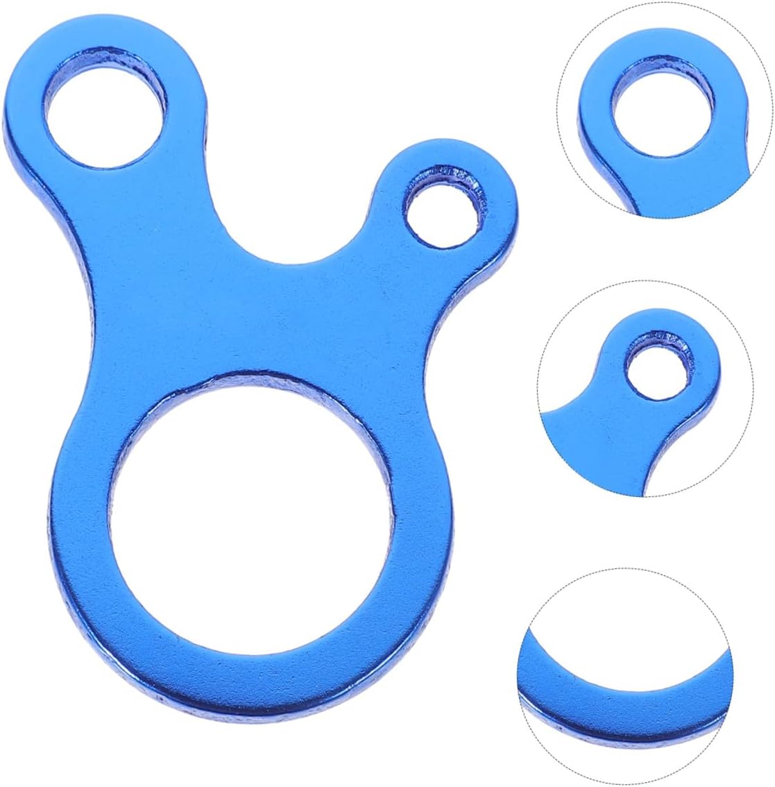 12pcs Blue Aluminum Alloy Tent Cord Buckles with Anti-Rust Camping Wind Rope Adjusters for Hiking Backpacking Outdoor Tent and Awning Rope Tightening