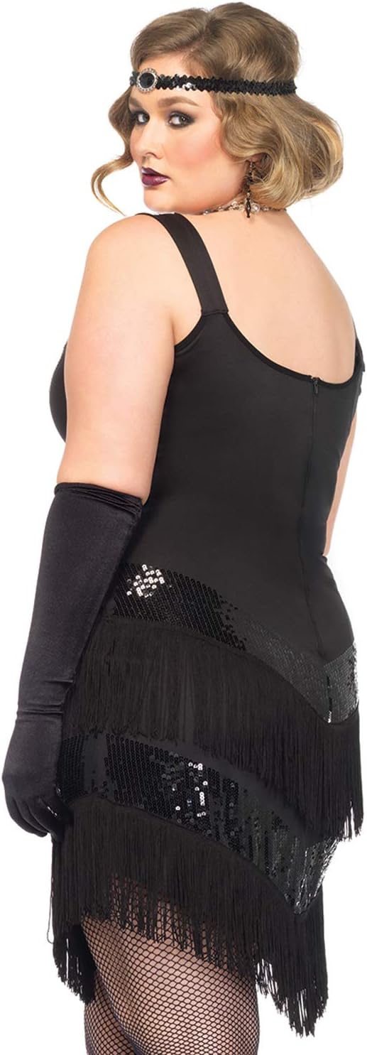 Leg Avenue Women's Plus-Size 2 Piece Glamour Flapper Costume