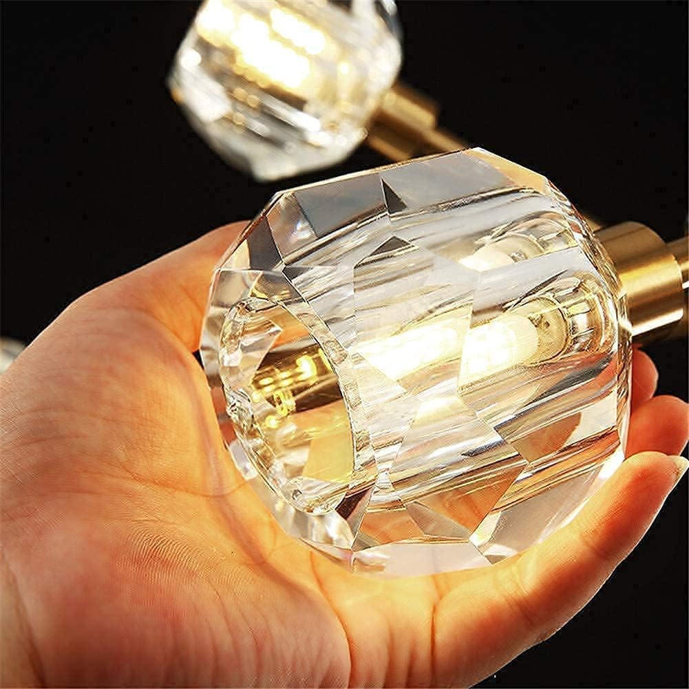 Crystal Chandeliers Modern Chandeliers Crystal Pendant Light with 18 Lights Chandeliers Extra Large Ceiling Light Fixtures for Dining Living Room, G9 Bulbs Included