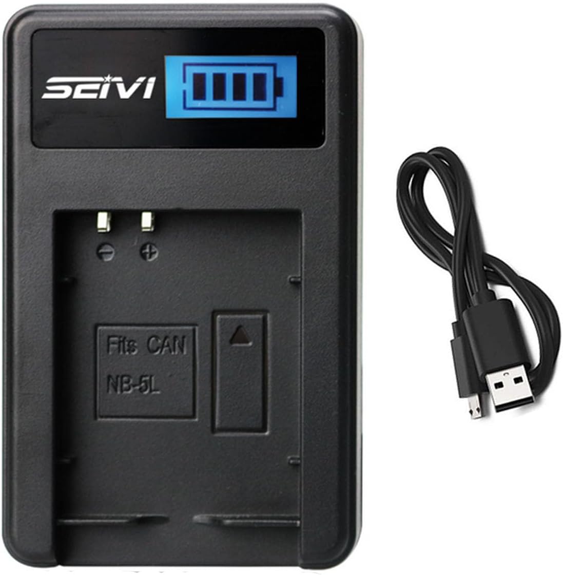 Battery Charger for Canon PowerShot SX200 is, SX210 is, SX230 HS Digital ELPH Camera