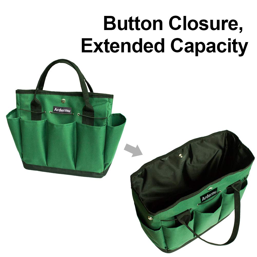 Set Giardinaggio PTJJXA - Borsa Attrezzi 8 Scomparti E Grembiule, 38x25x9cm E 45x55cm - Foto 8