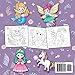 Princess, Unicorn, Fairy, and Mermaid: Cute Coloring Book For Kids Ages 4-8 (Stocking Stuffers for Kids)