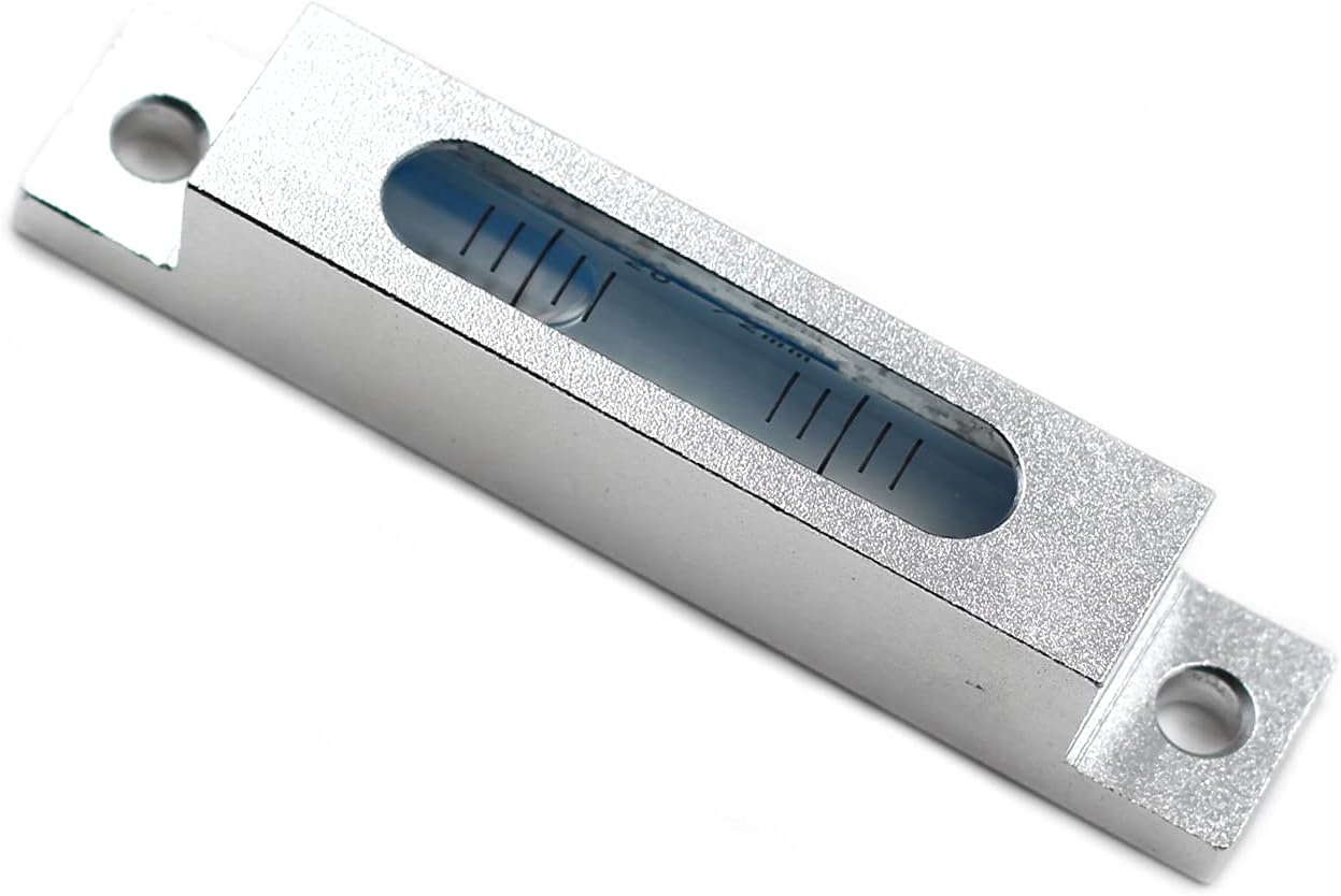 Nivel de burbuja de aluminio de 80 mm de alta precisión