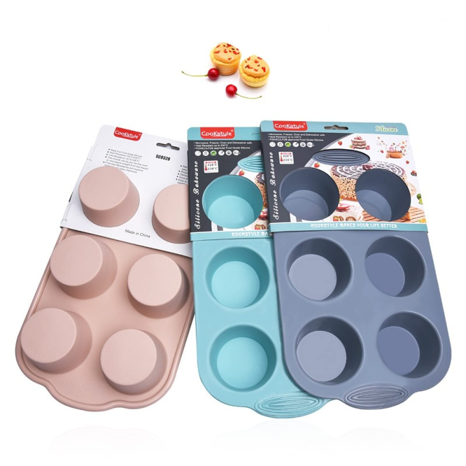 Stampo In Silicone A Forma Di Mirtillo – 6 Cavità Antiaderenti, Resistente Al Calore, Perfetto Per Cioccolatini, Biscotti, Muffin E Budini Fai Da Te