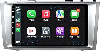 9.2 Inch 4+32GB Car Radio Stereo for Toyota Camry 2006-2011 Android 13 Carplay Android Auto Upgrade Touch Screen with GPS 48EQ Mirroring Airplay Rear 1080P SWC（Not with JBL System）