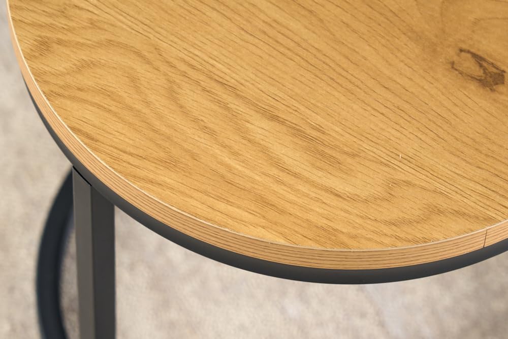 Beistelltische ELEGANCE 45cm - schwarz natur - MDF - 20 kg Belastbarkeit