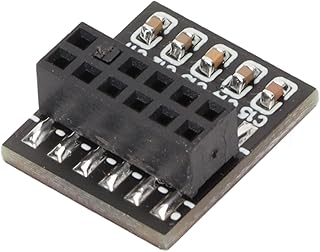 Eulbevoli Módulo TPM2.0 de 12 pinos, módulo de segurança de criptografia de 12 pinos e 12 pinos para PC para sistema para computador