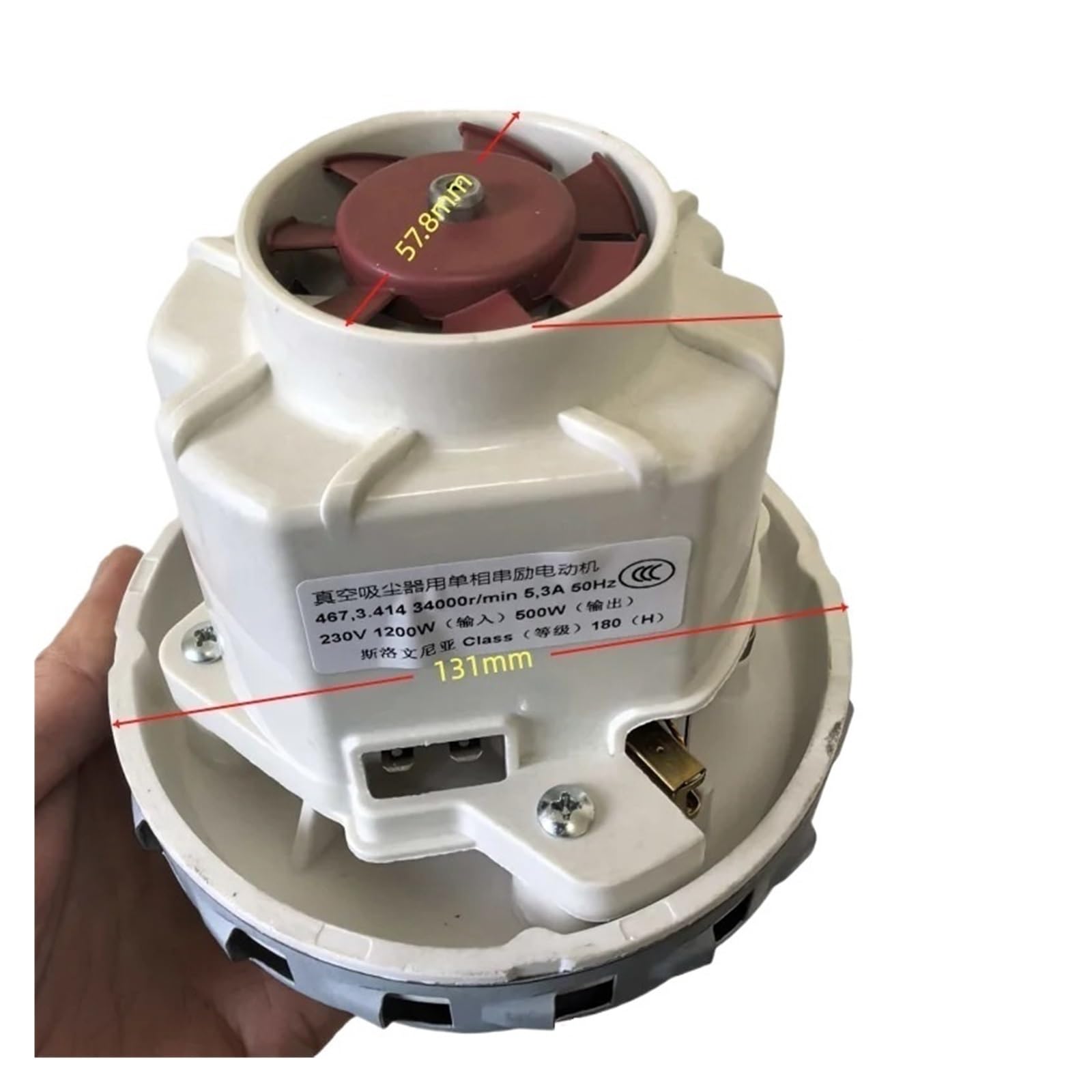 467.3.414 Motore For Aspirapolvere, Compatibile Con FESTOOL CTL26E/CTL36E Samsung Sw17h9070h Domel 467.3.619, Ricambio.