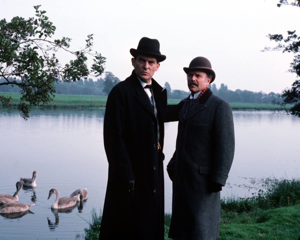 The Adventures of Sherlock Holmes (TV) Edward Hardwicke, Jeremy Brett 10x8 Photo