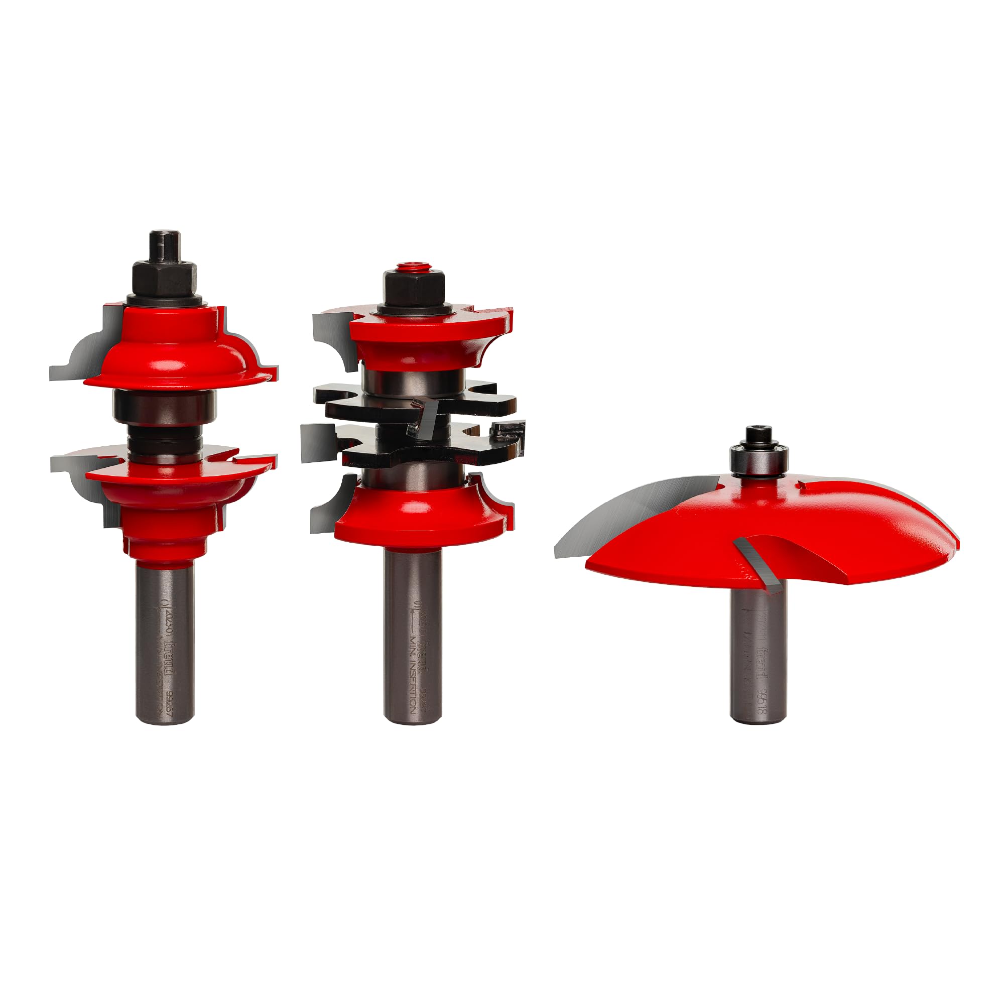 Freud 98-302: 3 Piece Door Construction Bit Set, roundover