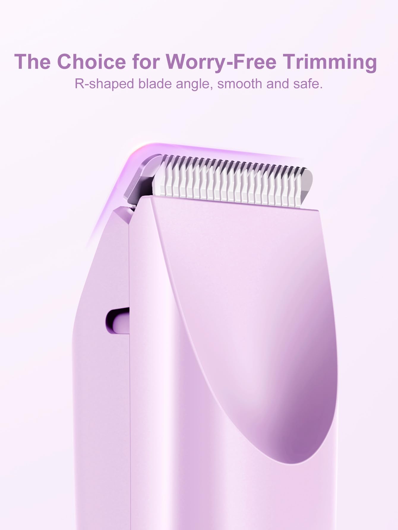 Joigivit 2 en 1 recortadora de bikini para mujer, afeitadora de doble cabezal, afeitadora eléctrica, para vello púbico femenino, IPX7, impermeable, bikini, axilas, piernas, cara, cuerpo - 3