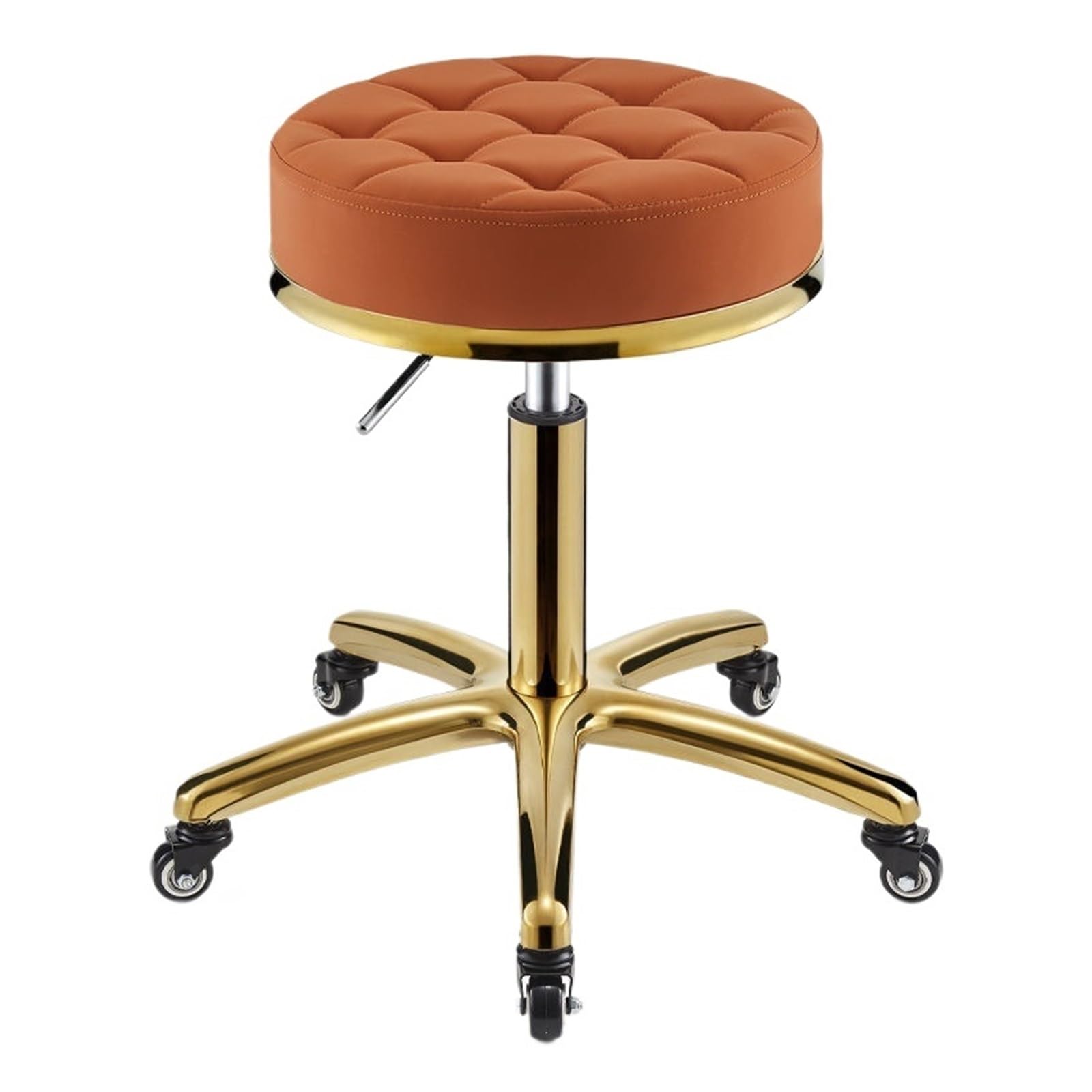Sgabello idraulico Heavy Du – Sgabello girevole rotondo Slish per spa, salone e ufficio, altezza regolabile, tavolo e design per il massimo supporto