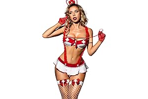 Indulge in Seductive Encounters with Our Enchanting Nurse Lingerie Set
