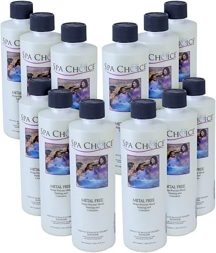 Spa Choice 472-3-1001-12 - Sin metal para spas y jacuzzis (paquete de 12), 1 pinta