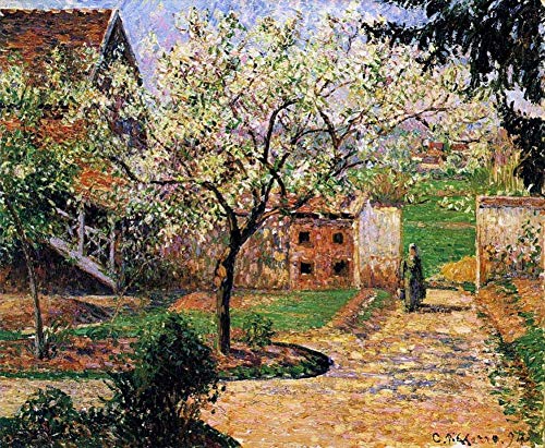 Peinture Eragny Camille Pissarro : huile sur toile haut de gamme faite main par un artiste
