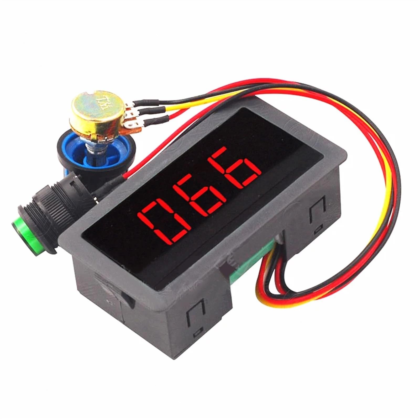 Controlador de velocidad del motor DC PWM CCM5D 16KHz 6-30VDC 6/8A Interruptor de control de velocidad continuo 6V 12V 24V pantalla LED
