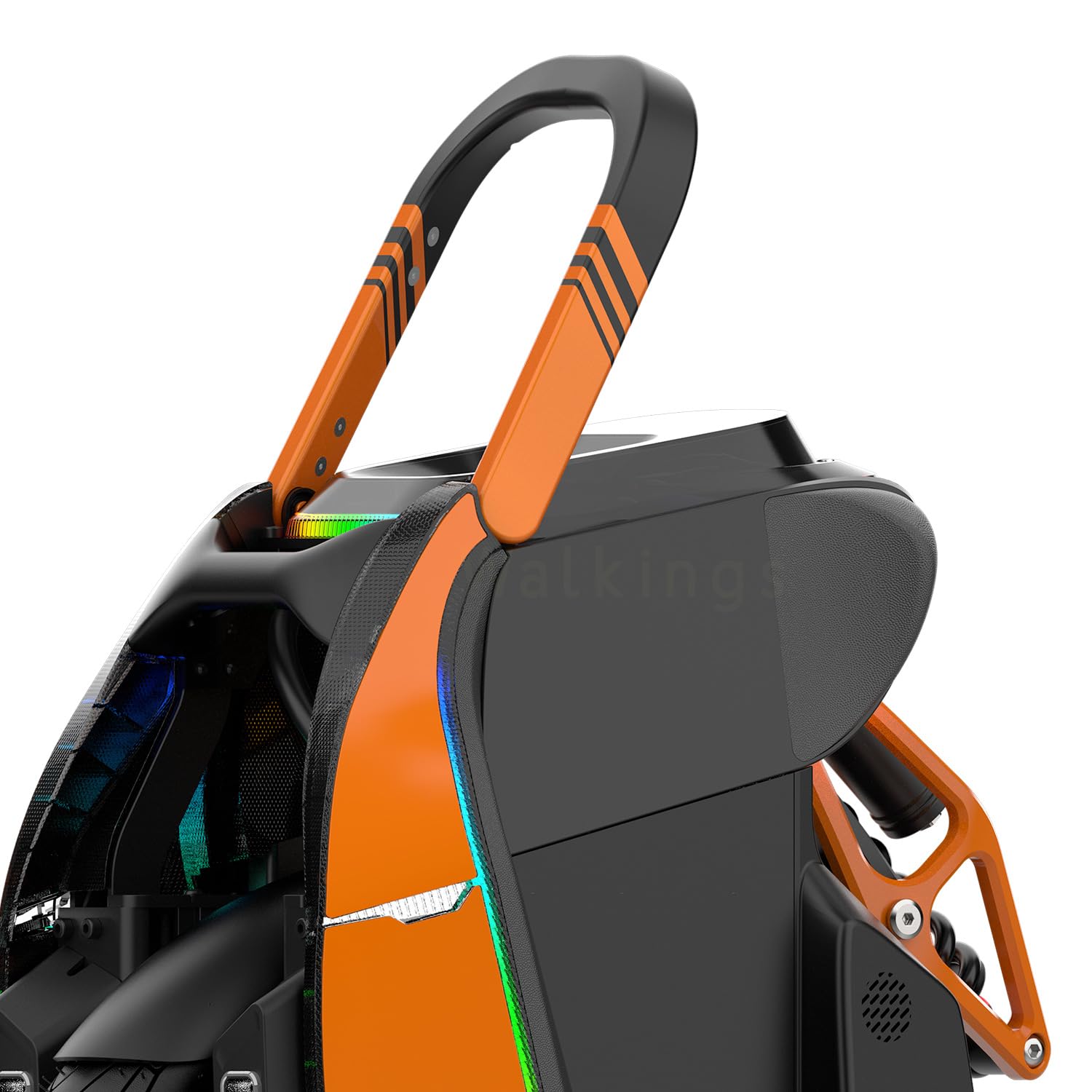 Kingsong KS-S19 Monociclo Eléctrico, Adulto,Negro, Motor 3500W, Autonomía hasta 150km, Limitado a 25km/h, Neumático Hinchable 18", Altavoz y Bluetooth