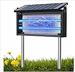 45x18x25 cm Bug Zapper Outdoor - Mosquito Repellent Outdoor Patio,Solar Bug Zapper Indoor,Waterproof Portable Fly Zapper,High Powered 4500V Mosquito Zappers Killer for Home,Patio,Camping
