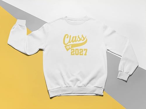 Miniatura 4 de Graduation Iron On Transfer, Class of 2027 Tshirt Decal, High School College Senior Shirt Sticker, HTV Graduate Patch, Pick Size Color, Iron-On