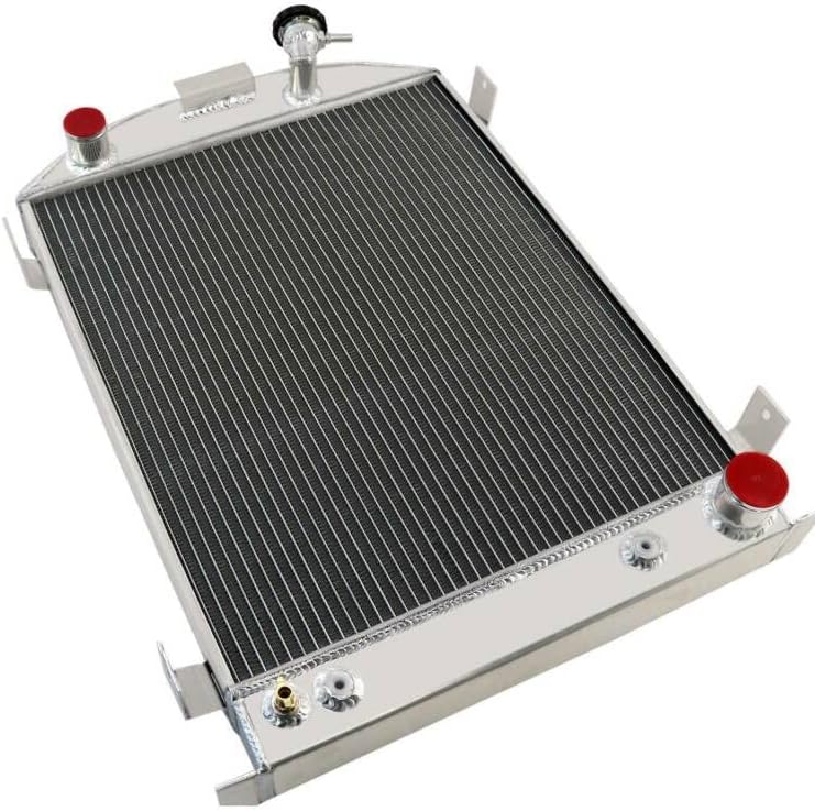4 Row Aluminum Radiator Fit 1930-1931 Ford Model A & 1932 Model B & 1938 Model 81 A 32 Ford Radiator