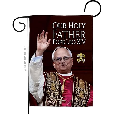 Flag Papal Picture Prints Vatican Memorabilia Tapestry Catholic Wall Art Canvas Pos...