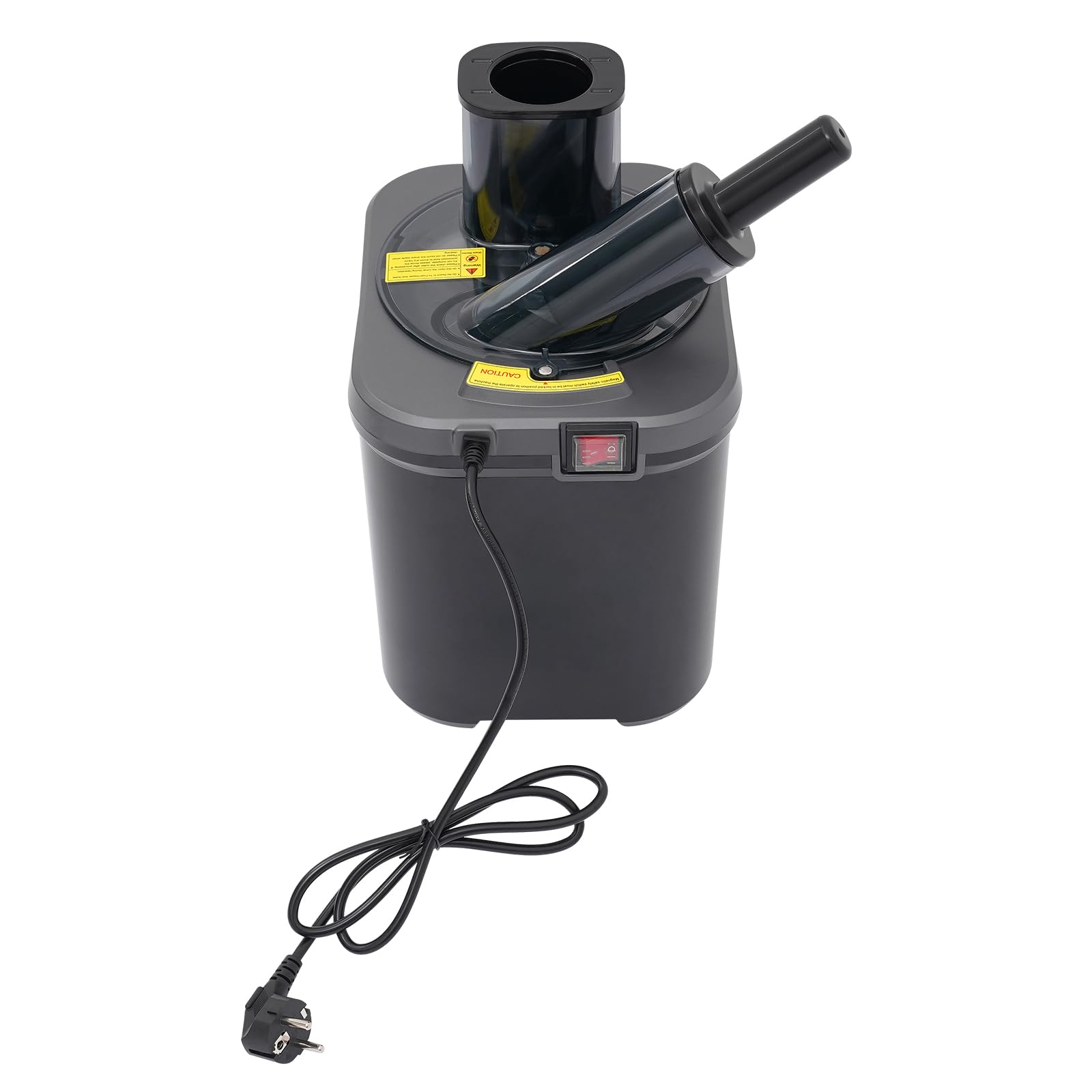 Gewerblicher Gemüseschneider, 100W Multifunktionaler Würfler, Würfel- und Scheibenschneider für Gemüse, Elektromischer mit Ferromagnetischem Sicherheitsschalter, für Hotelkantine