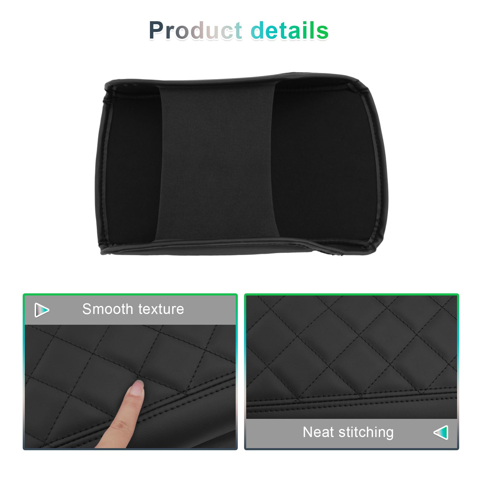 GAFAT Compatibel met Kia Sportage NQ5 2022-2024 2025 (automatische transmissie) middenarmsteun, afdekking, middenconsole, armleuning, bescherming, PU-leer, 3,5 cm verhoogd, verdikt vermoeidheid