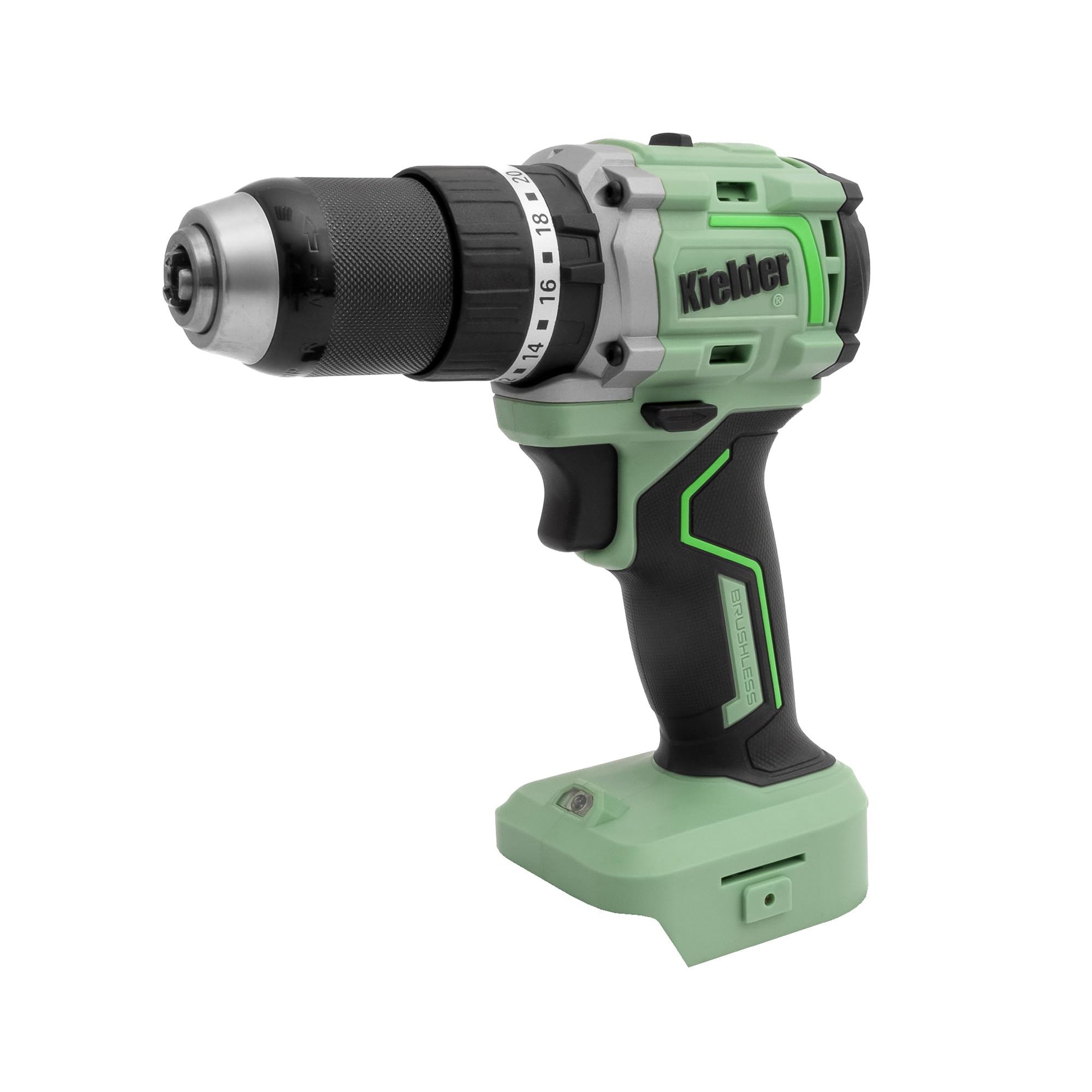 Kielder KWT-020-06 TYPE18 18v 13mm 75Nm Ultra Compact Combi Drill (Bare), Black