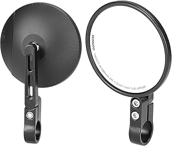 Amazon | KEMIMOTO バイク バーエンドミラー 車検対応 バイク